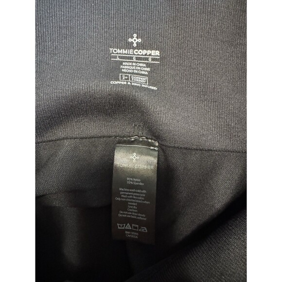 TOMMIE COPPER Womens Black Lower Back Support Leggings L 1540WR - Picture 3 of 6